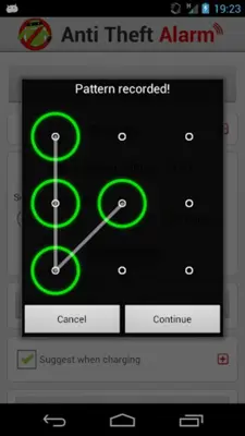 Anti theft alarm android App screenshot 1